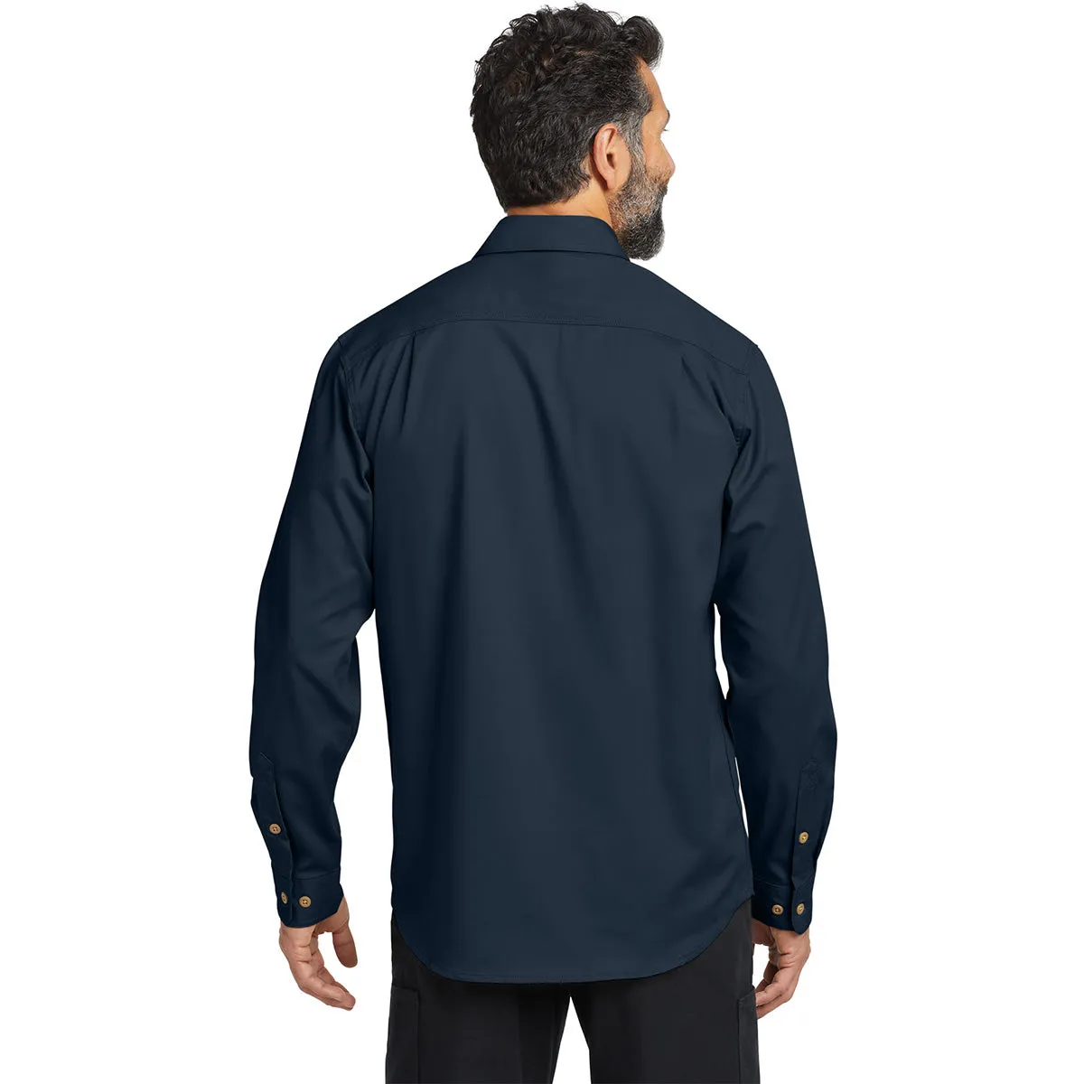 Carhartt Men's Navy Rugged Professional Series Long Sleeve Shirt sold by Merchology product image thumbnail 4