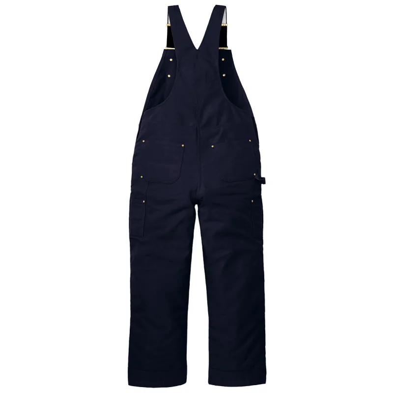 Carhartt Unisex Dark Navy Firm Duck Insulated Bib Overalls made by Carhartt