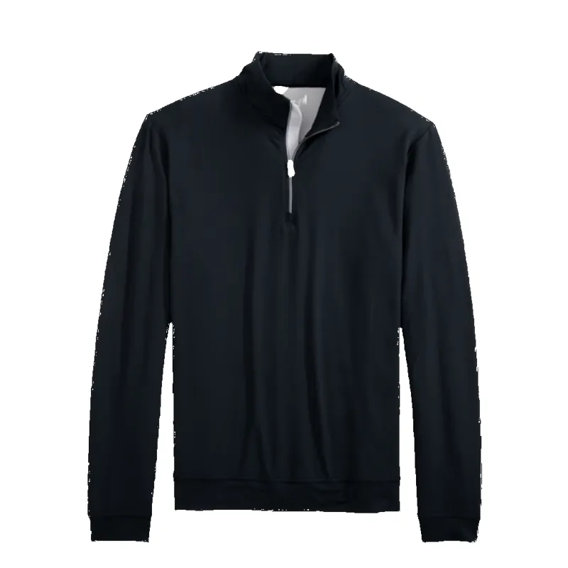 Johnnie-O Men's Black Motion Quarter Zip made by Johnnie-O