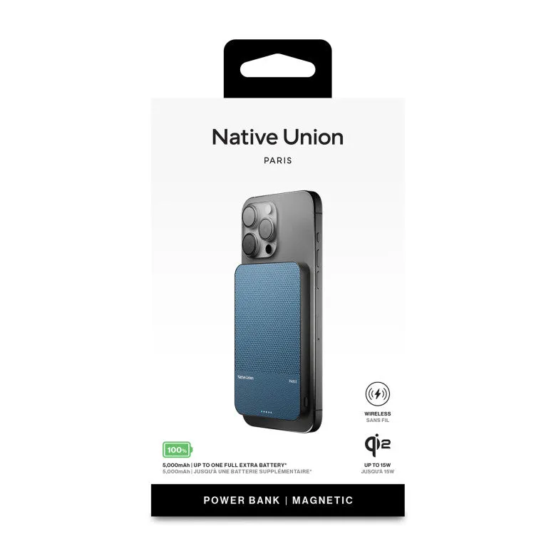 Native Union Navy (RE)Classic Magnetic Power Bank 5000mAh sold by Merchology product image thumbnail 4