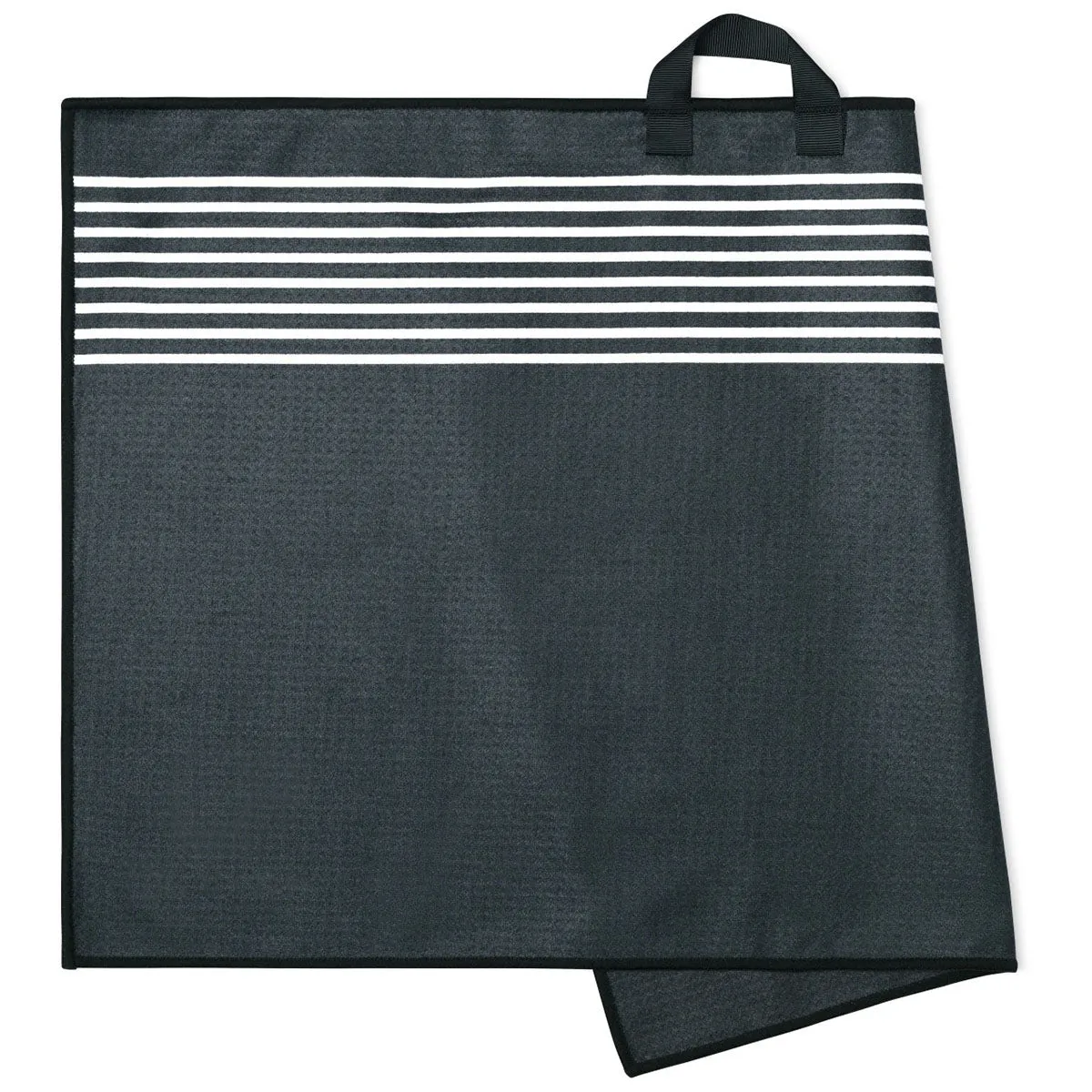 Slowtide Black Fairway Quick Dry Golf Towel sold by Merchology product image thumbnail 2