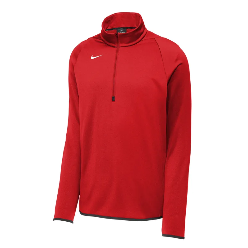 Nike Men's Team Scarlet Therma-FIT 1/4-Zip Fleece made by Nike