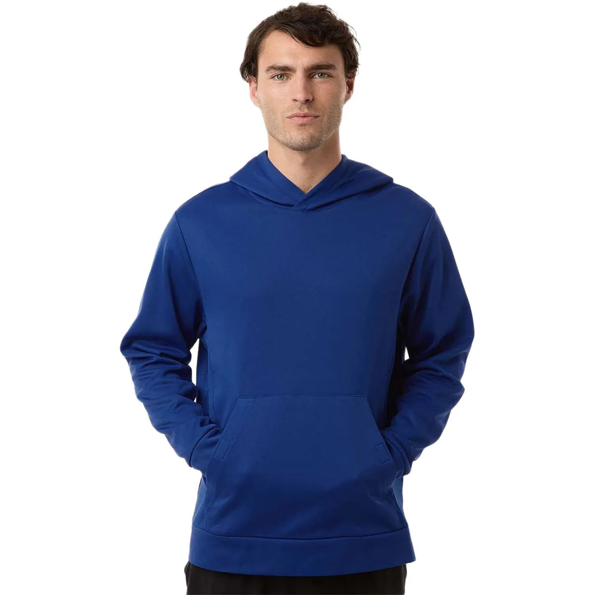 Team 365 Unisex Sport Royal Squad Hooded Tech Fleece Pullover sold by Merchology product image thumbnail 3