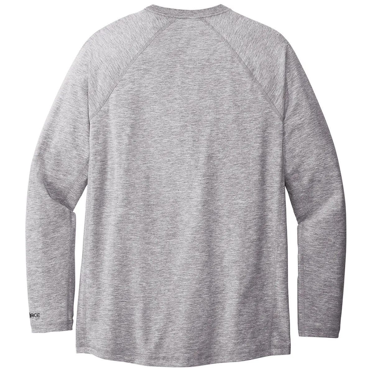 Carhartt Men's Heather Grey Force Long Sleeve Pocket T-Shirt sold by Merchology product image thumbnail 2