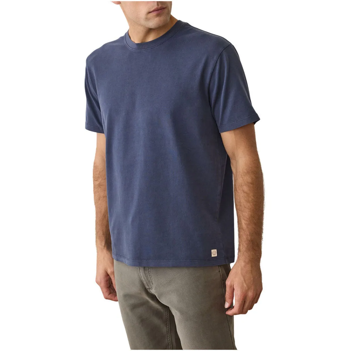 Marine Layer Men's Mood Indigo Luxe 250 Tee sold by Merchology product image thumbnail 4