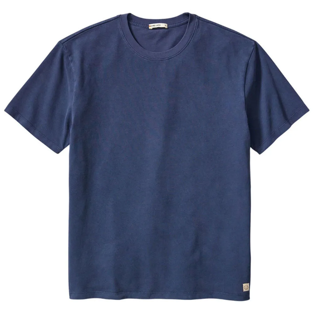 Marine Layer Men's Mood Indigo Luxe 250 Tee sold by Merchology