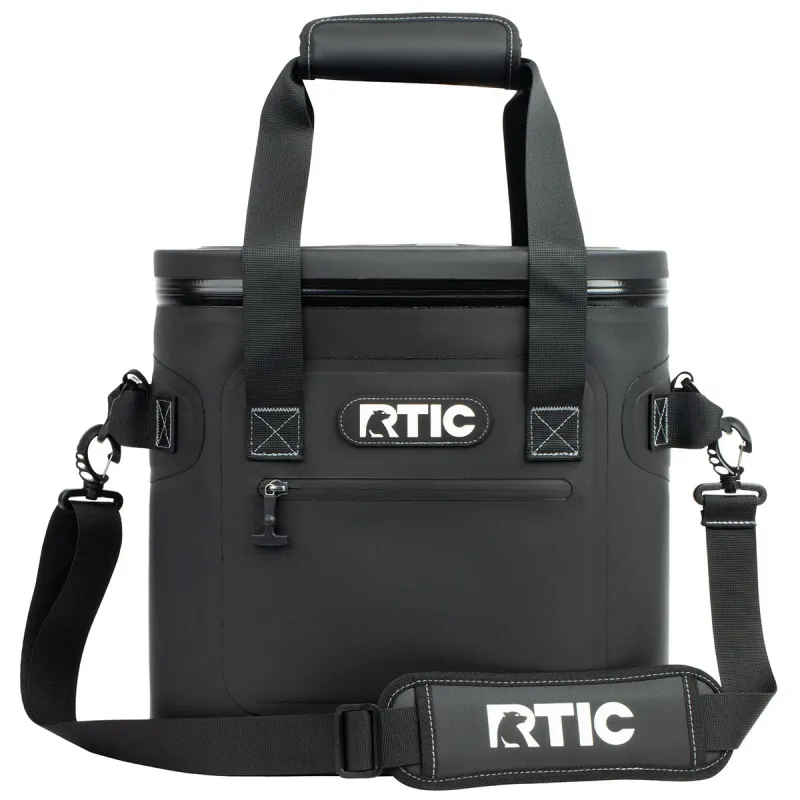 RTIC Black 20 Can Ultra-Tough Soft Cooler made by Merchology