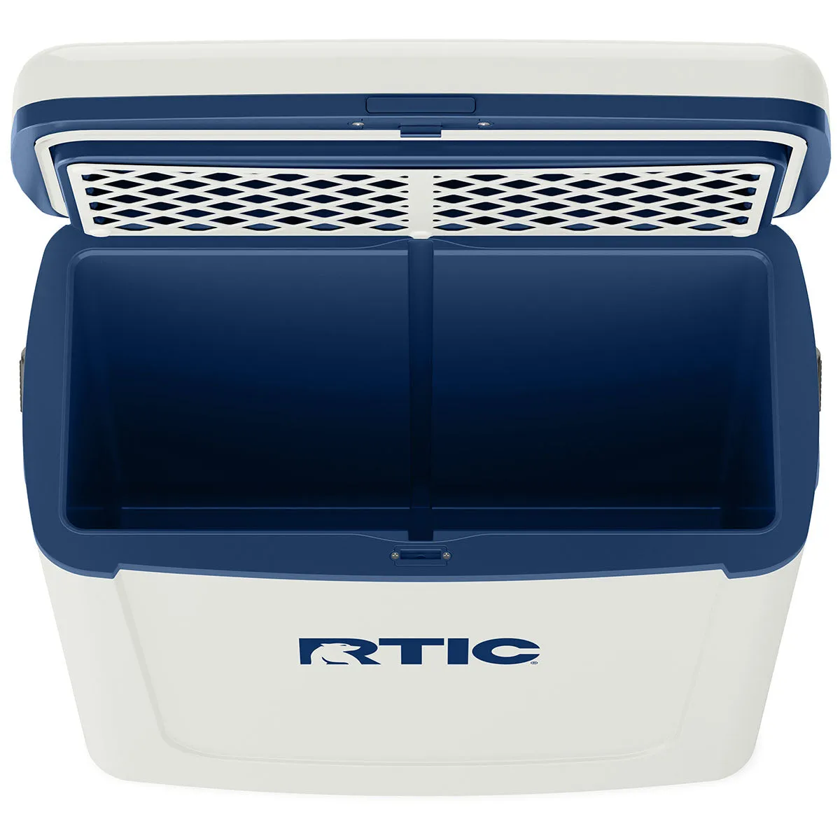 RTIC Cool Grey & Navy 16 QT Road Trip Cooler sold by Merchology product image thumbnail 5