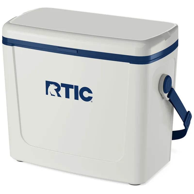 RTIC Cool Grey & Navy 16 QT Road Trip Cooler made by Merchology