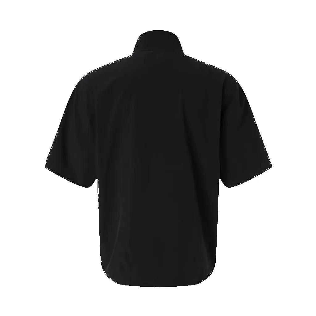 Adidas Men's Black/White Short Sleeve Quarter-Zip Pullover sold by Merchology product image thumbnail 2