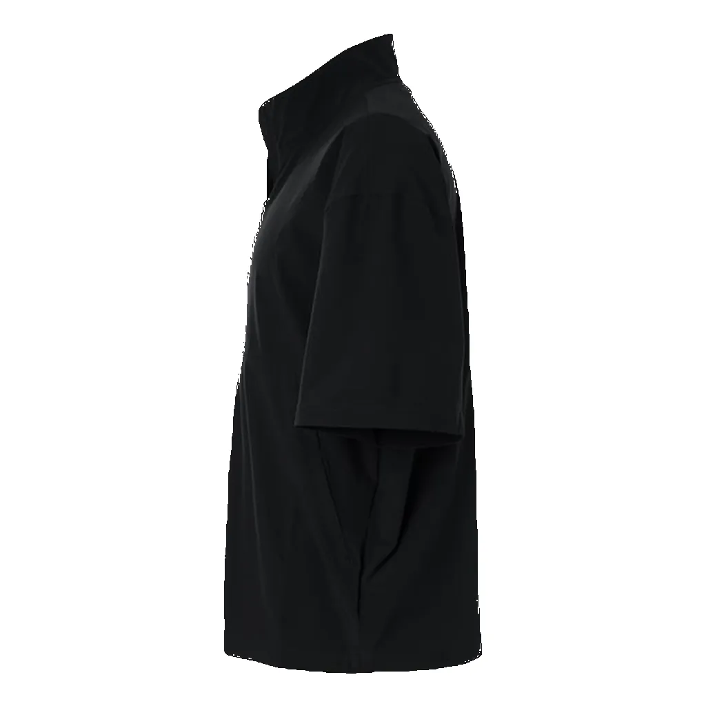 Adidas Men's Black/White Short Sleeve Quarter-Zip Pullover sold by Merchology product image thumbnail 3