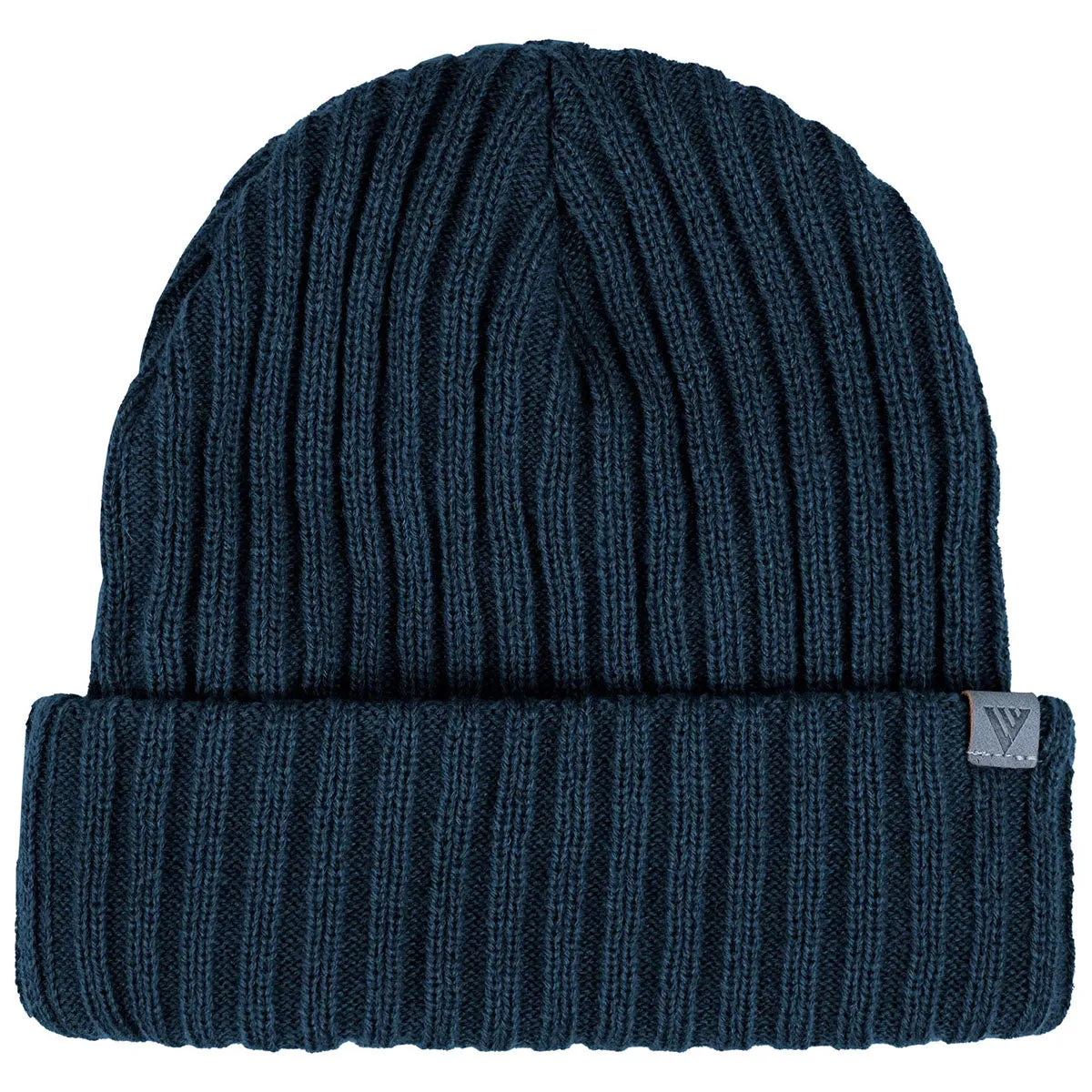 Levelwear Navy Slope Merino Wool Beanie sold by Merchology