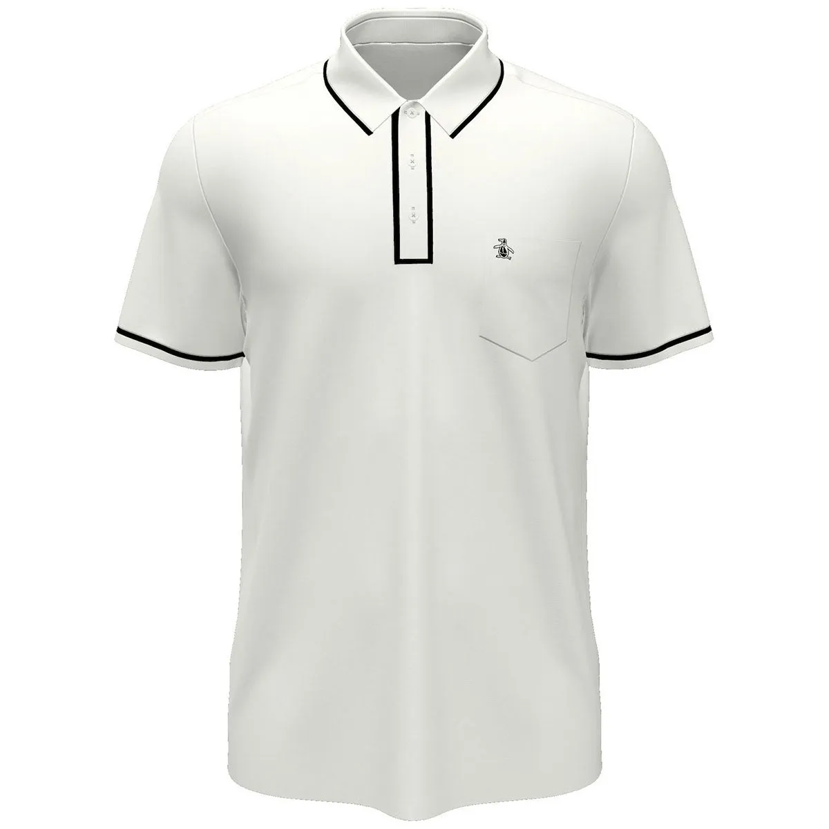 Original Penguin Men's Bright White Technical Earl Polo sold by Merchology