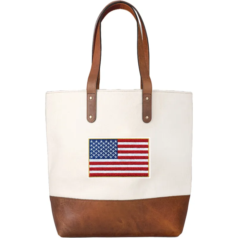 Heritage Gear Cream/Tan Wool Tote made by Merchology