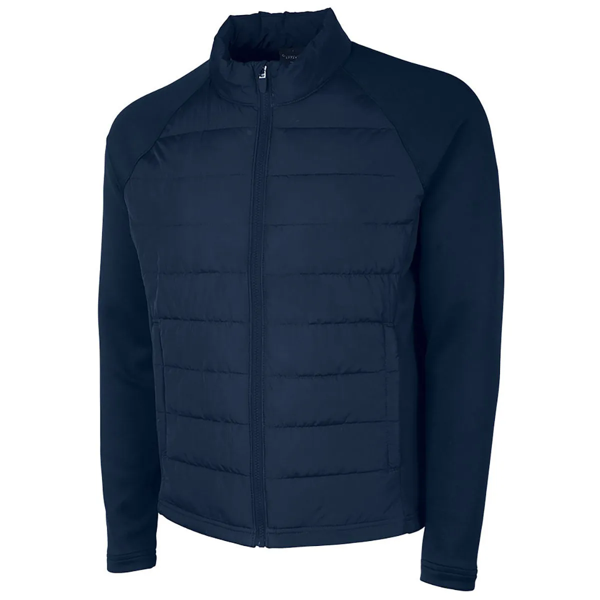 Charles River Men's Navy Lotus Hybrid Puffer Jacket sold by Merchology