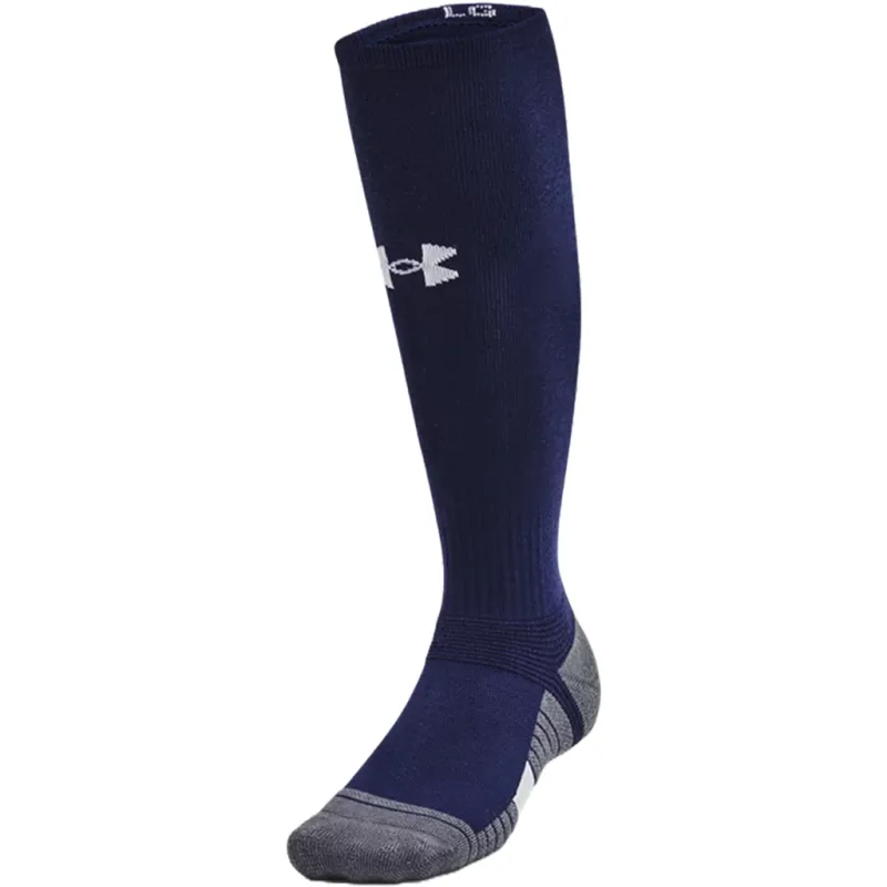 Under Armour Midnight Navy/Pitch Gray/White Unisex Over-The-Calf Socks made by Under Armour