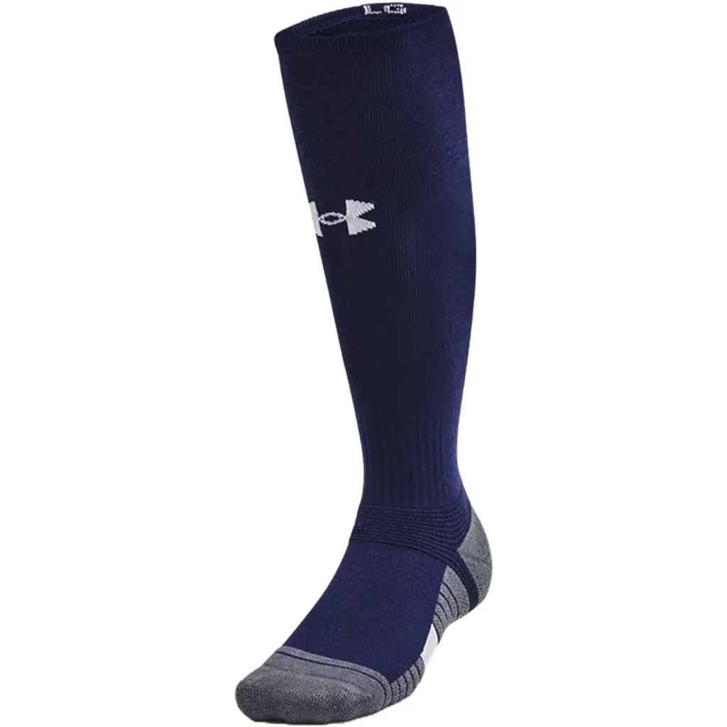 Under Armour Midnight Navy/Pitch Gray/White Unisex Over-The-Calf Socks sold by Merchology