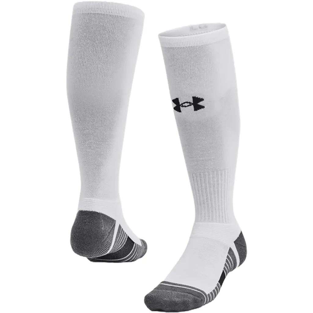 Under Armour White/Pitch Gray/Black Unisex Over-The-Calf Socks sold by Merchology product image thumbnail 3
