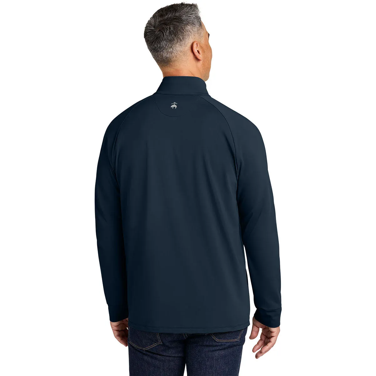 Brooks Brothers Men's Navy Blazer Luxe Performance 1/4-Zip sold by Merchology product image thumbnail 4