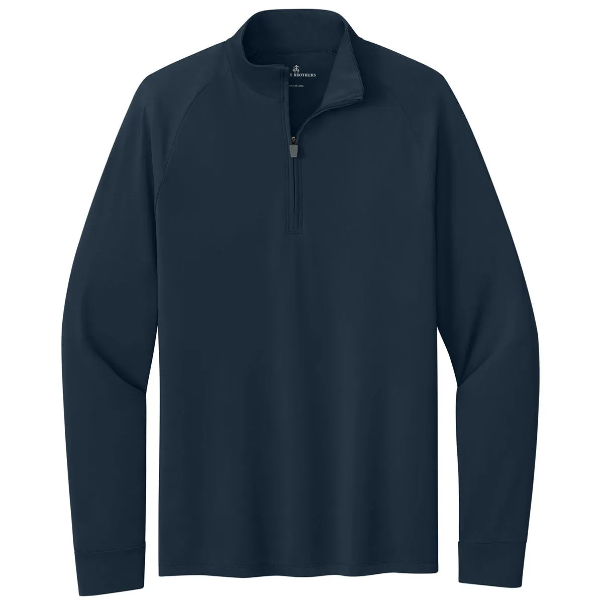 Brooks Brothers Men's Navy Blazer Luxe Performance 1/4-Zip sold by Merchology