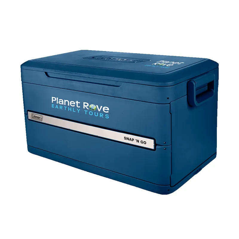 Coleman Sapphire Snap 'N Go Collapsible 35-Quart Hard-Sided Cooler made by Coleman