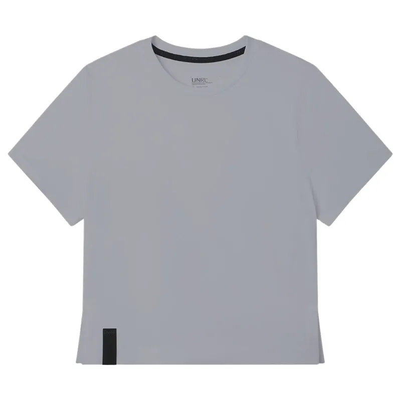 UNRL Women's Core Grey Boxy Ultra Tee made by Merchology