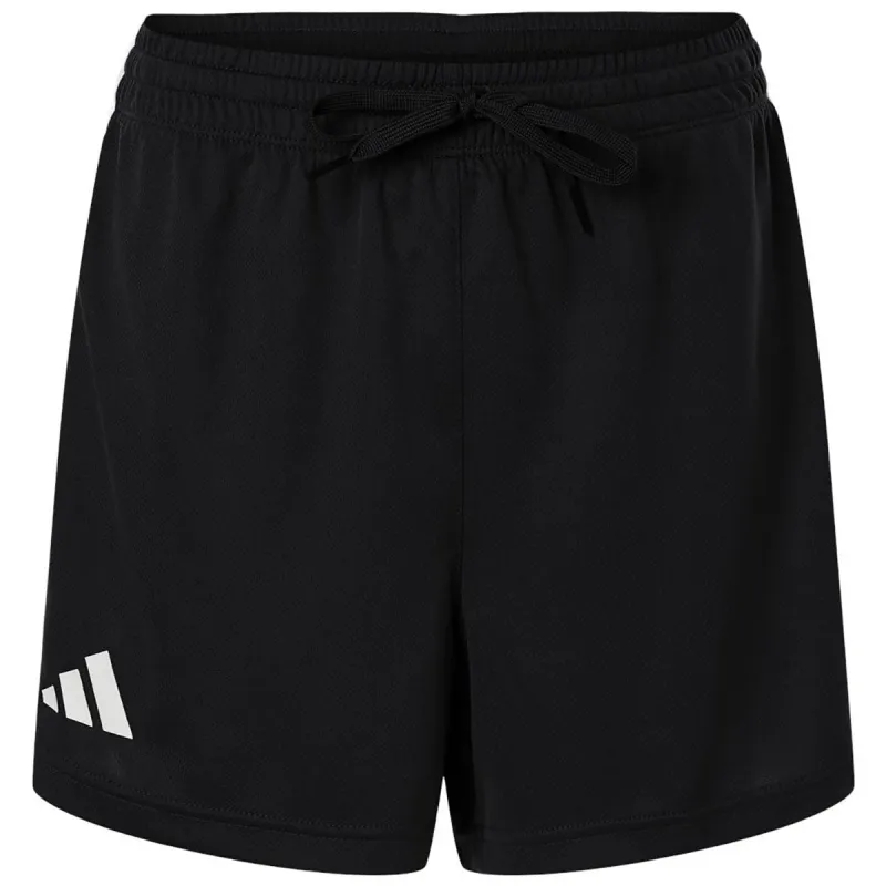Adidas Women's Black/White 3-Stripes 3" Shorts made by Adidas