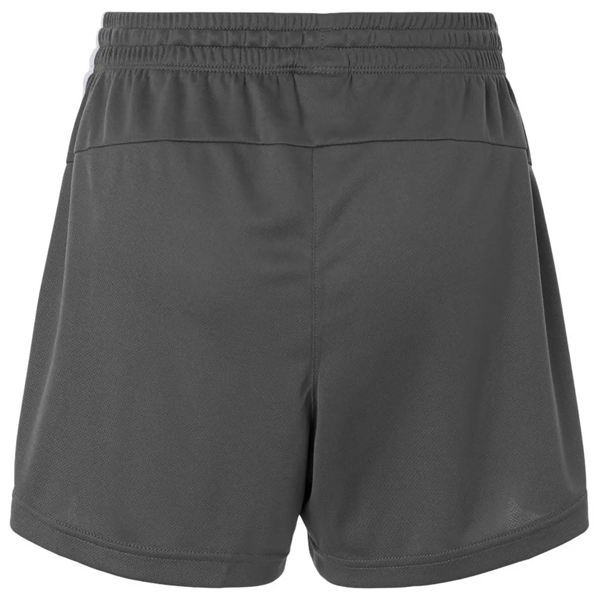 Adidas Women's Team Grey Four/White 3-Stripes 3" Shorts sold by Merchology product image thumbnail 2