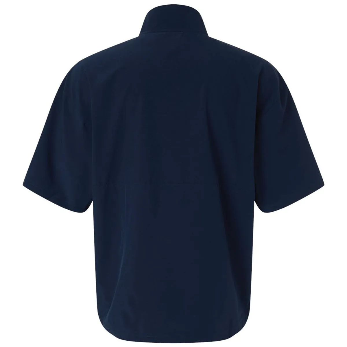 Adidas Men's Team Navy Blue/ White Short Sleeve Quarter-Zip Pullover sold by Merchology product image thumbnail 2