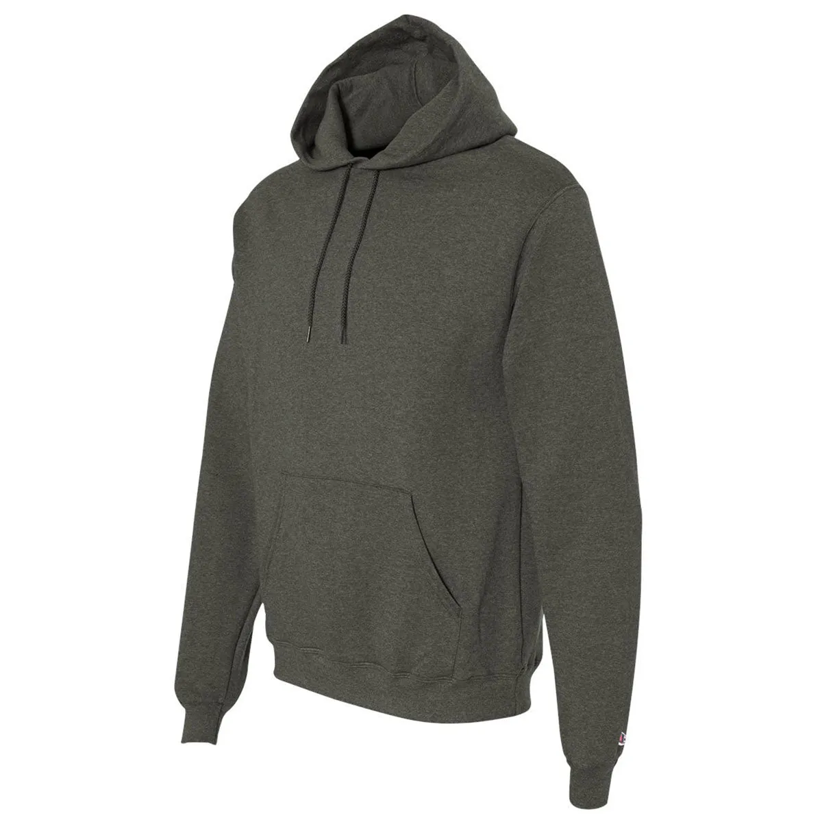 Champion Men's Dark Green Heather Hoodie sold by Merchology product image thumbnail 3