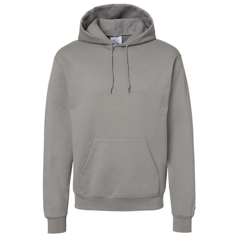 Champion Men's Stone Grey Hoodie made by Champion