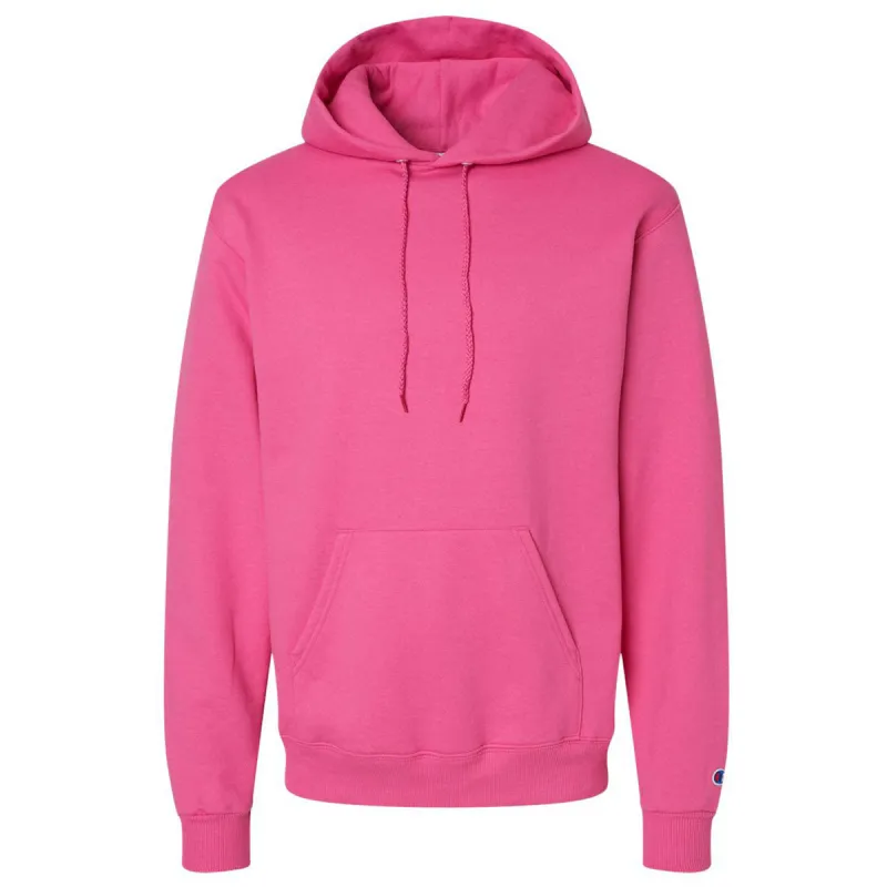 Champion Men's Wow Pink Hoodie made by Champion