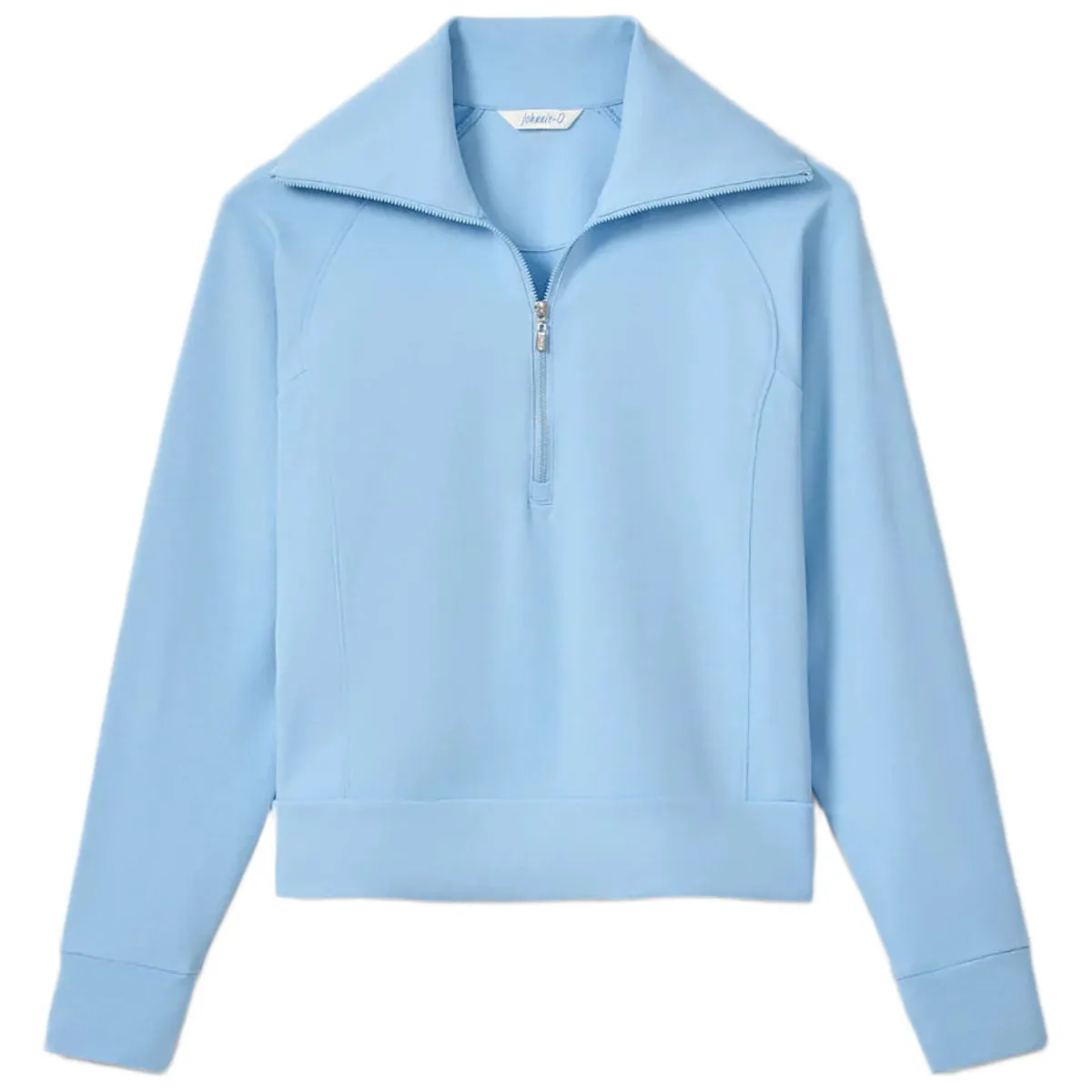 Johnnie-O Women's Gulf Blue Eliza Performance Half Zip Pullover sold by Merchology