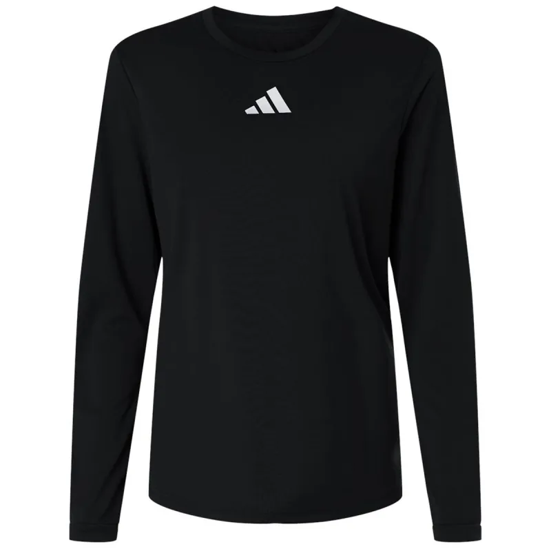 Adidas Women's Black/White Pregame Long Sleeve T-Shirt made by Adidas