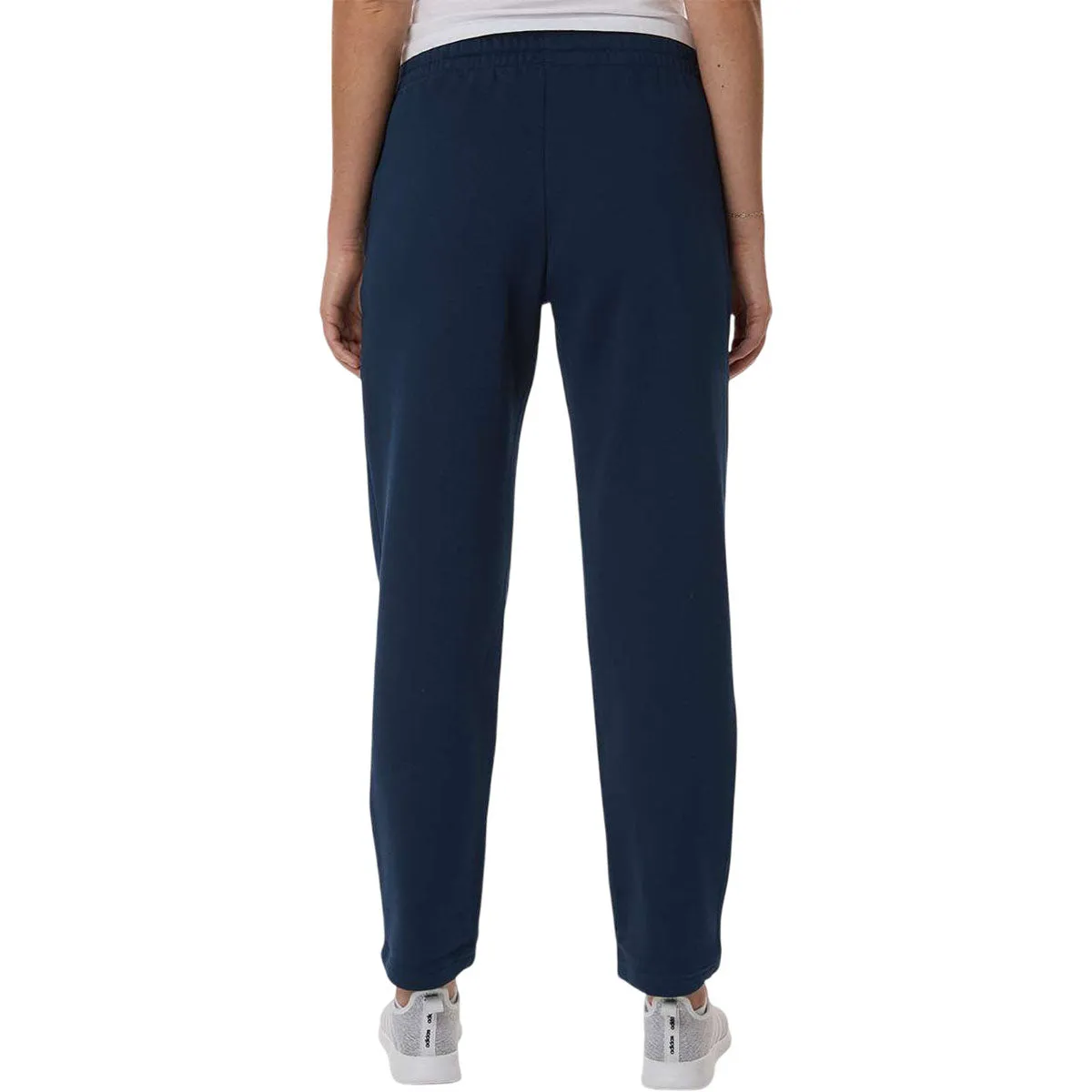 Adidas Women's Team Navy Blue/White Fleece Sweatpants sold by Merchology product image thumbnail 4
