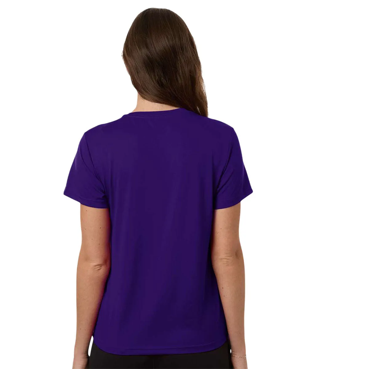 Adidas Women's Team Collegiate Purple/White Pregame T-Shirt sold by Merchology product image thumbnail 4