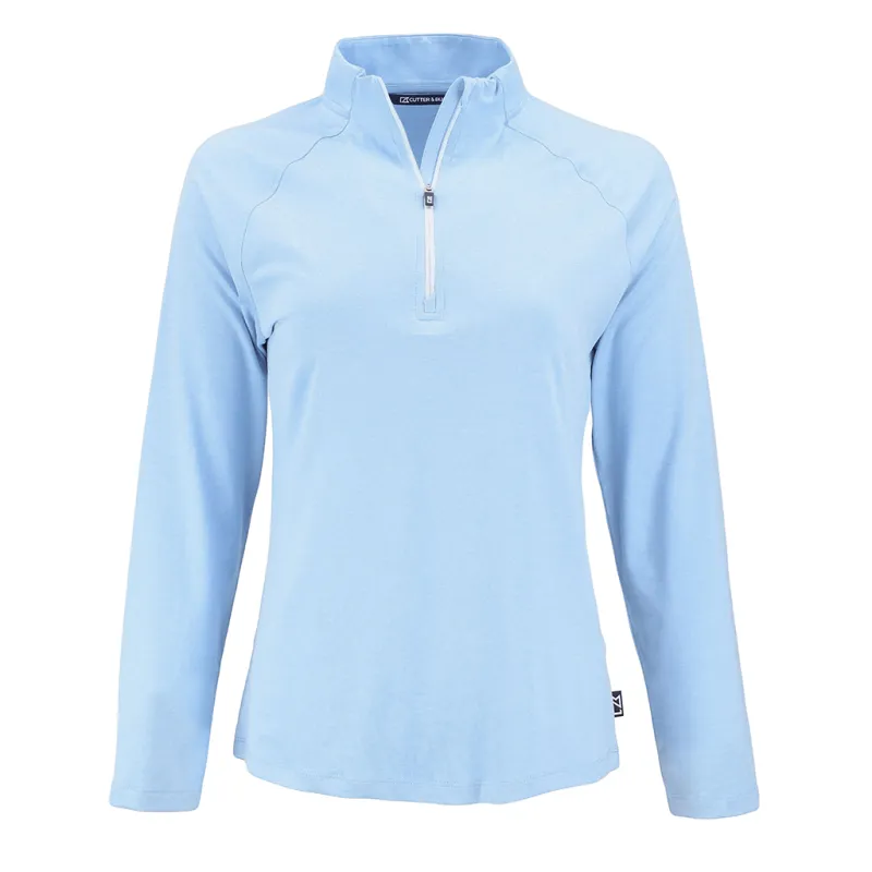 Cutter & Buck Women's Atlas Coastline Epic Comfort Recycled Quarter Zip made by Cutter & Buck