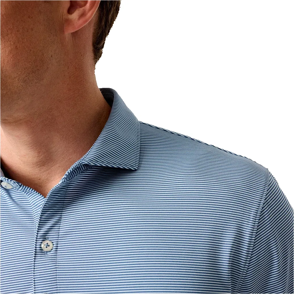 Johnnie-O Men's Kona Lake Lyndonn Striped Jersey Performance Polo sold by Merchology product image thumbnail 4
