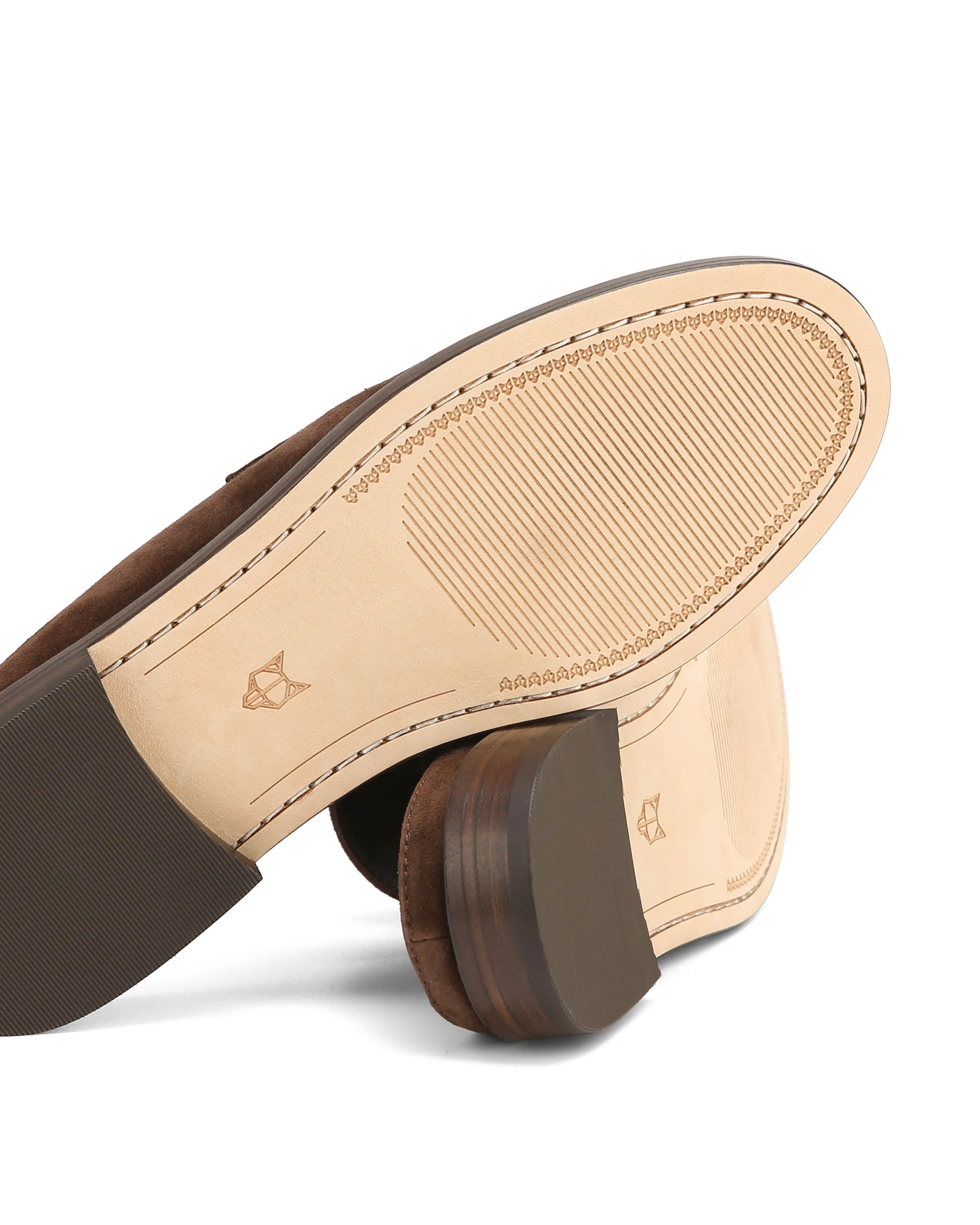 Gleam Kid Suede Brown sold by naked wolfe product image thumbnail 3