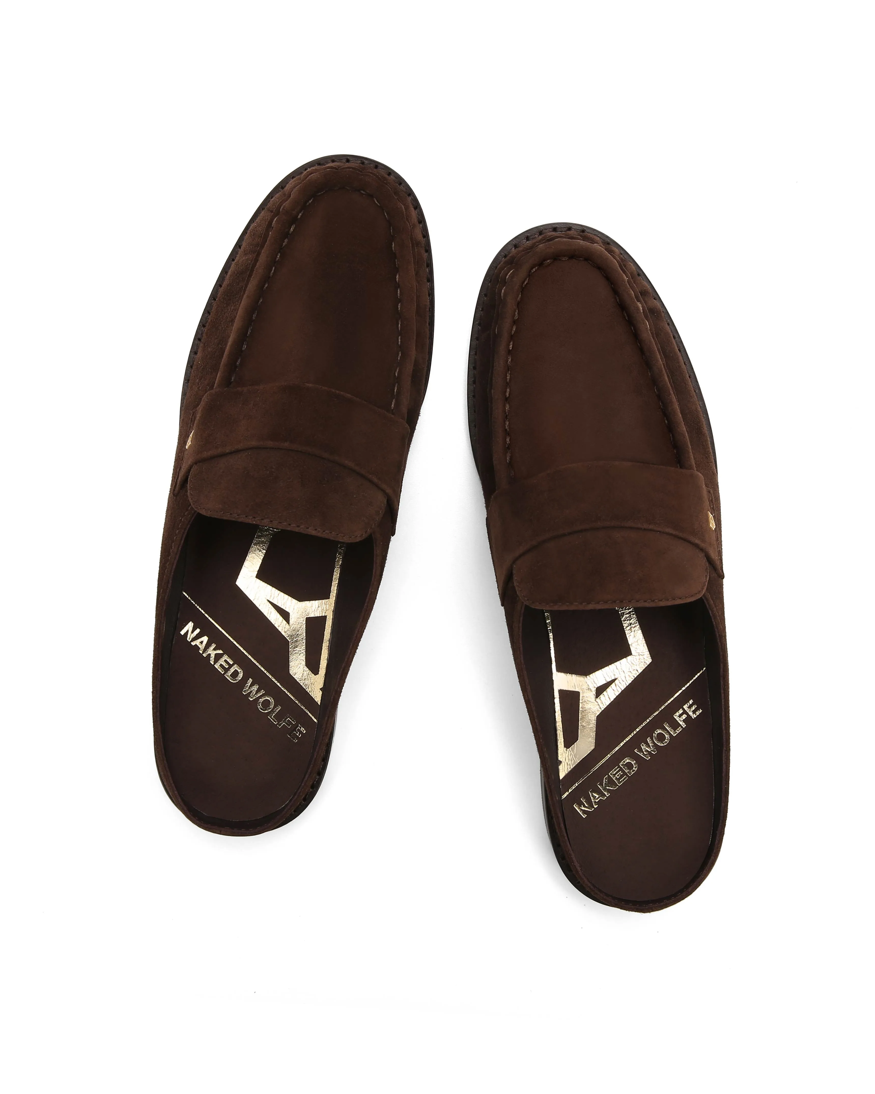 Gleam Kid Suede Brown | Parallel