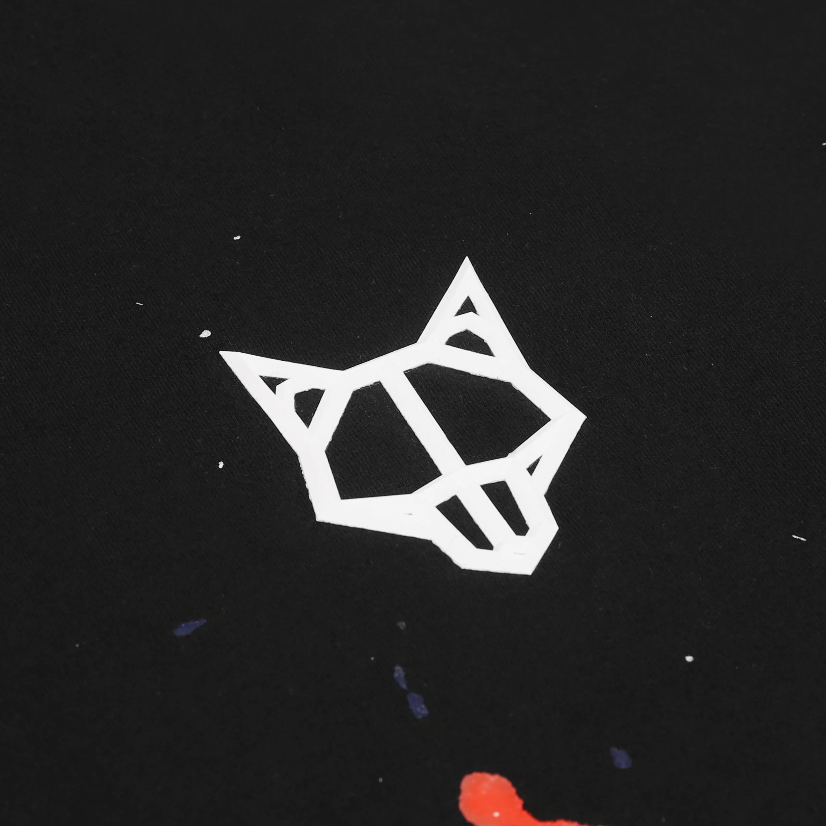 Wolfe T-Shirt Black Paint Splatter sold by naked wolfe product image thumbnail 4