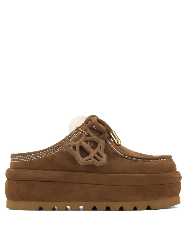 Blizzard Tan Suede/Shearling sold by naked wolfe