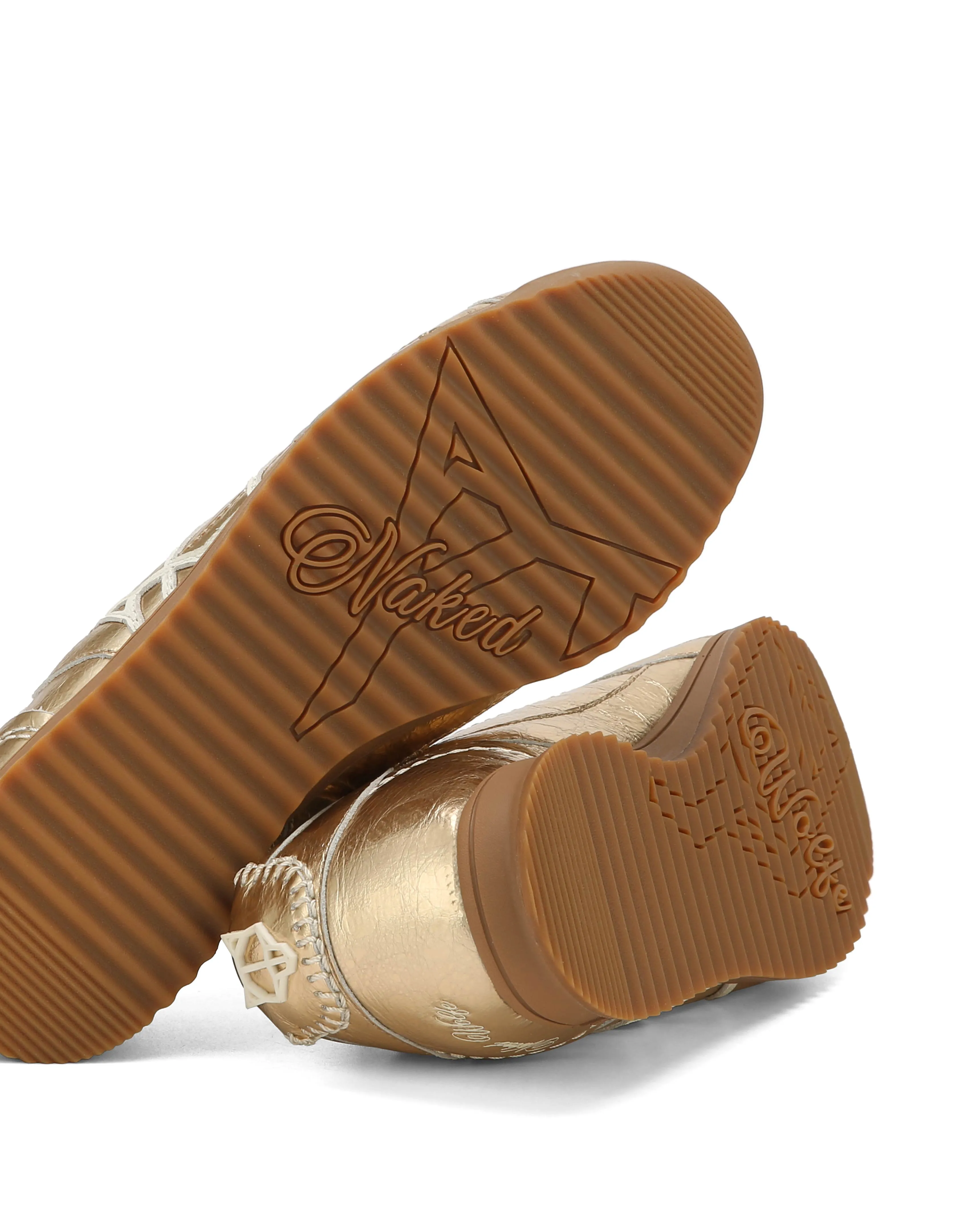 Exposure Crinkle Leather Gold sold by naked wolfe product image thumbnail 3