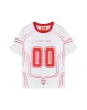 Naked Wolfe Jersey Top White sold by naked wolfe