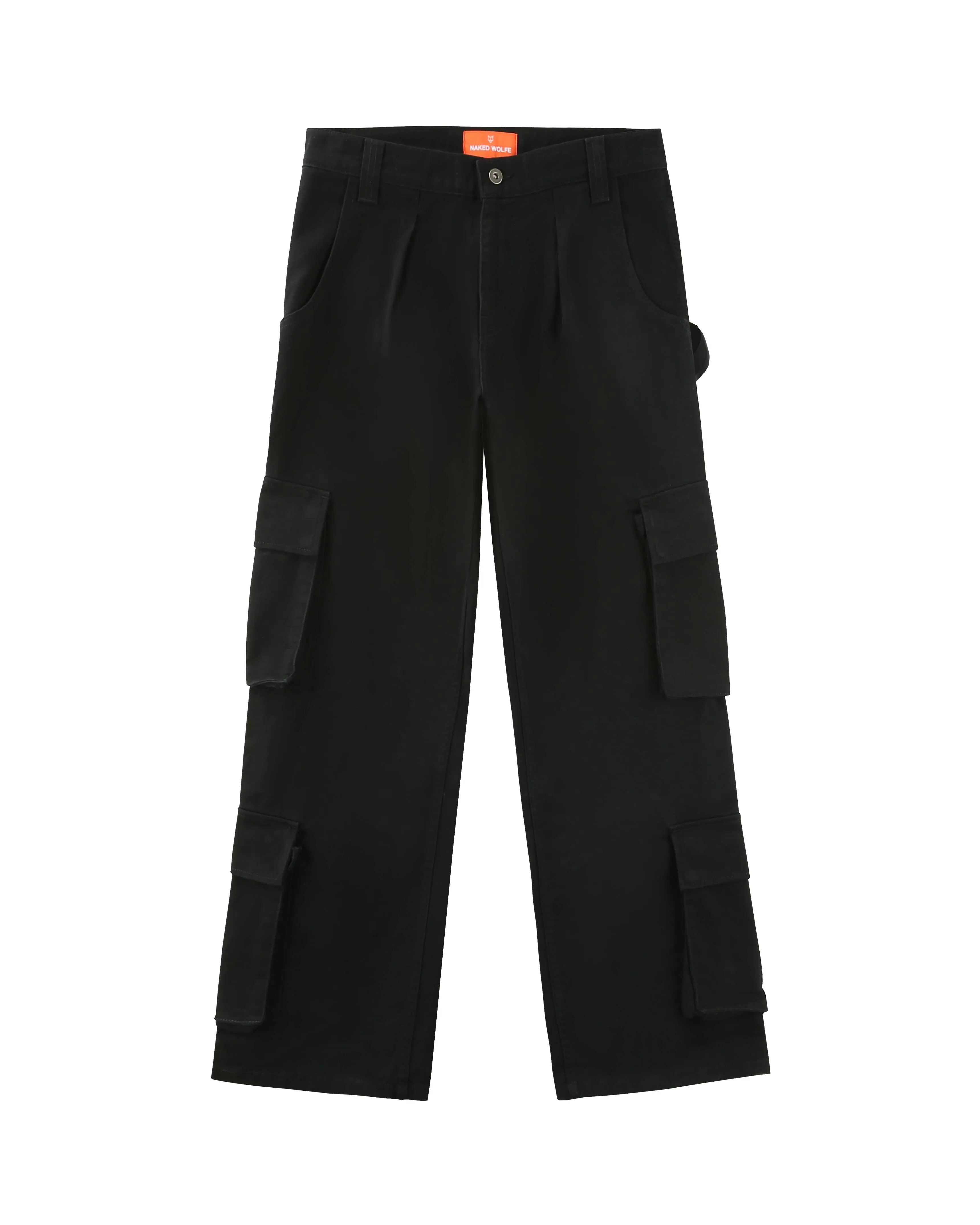 Baggy Pocket Cargo Pants Black sold by naked wolfe