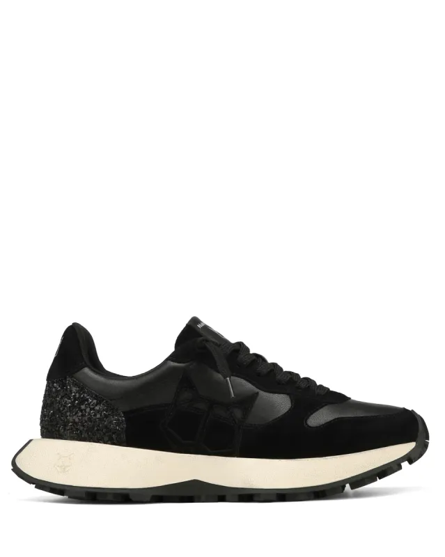 NAKED WOLFE スマッシュ メッシュスニーカー Smash Double Black Mesh