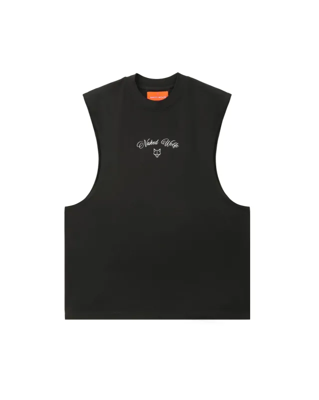 Muscle T-Shirt Black sold by naked wolfe