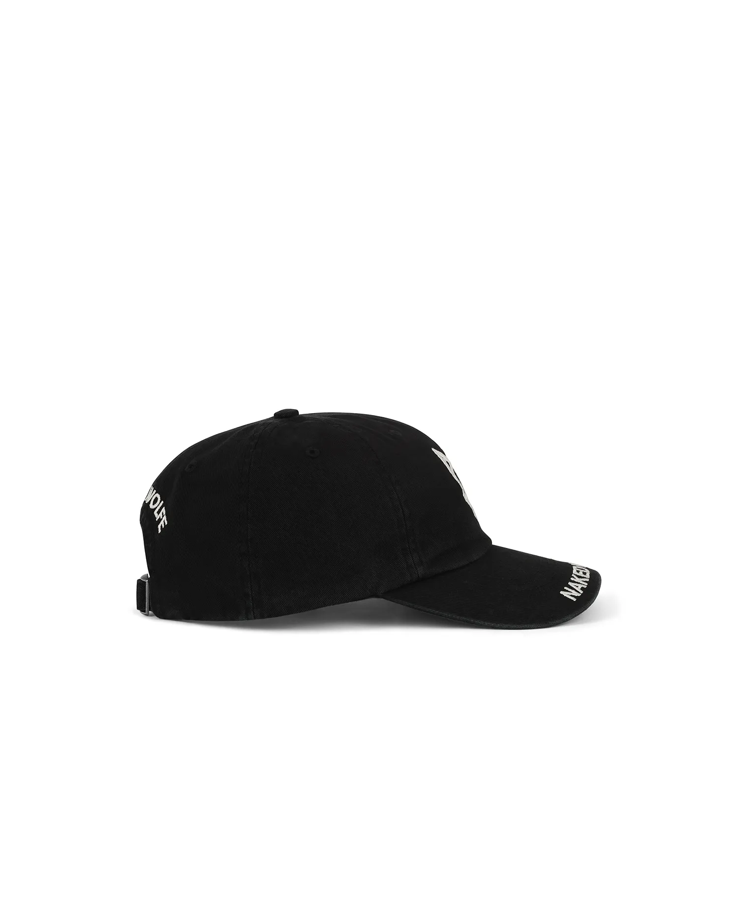 Baseball Cap Pure Black sold by naked wolfe product image thumbnail 3