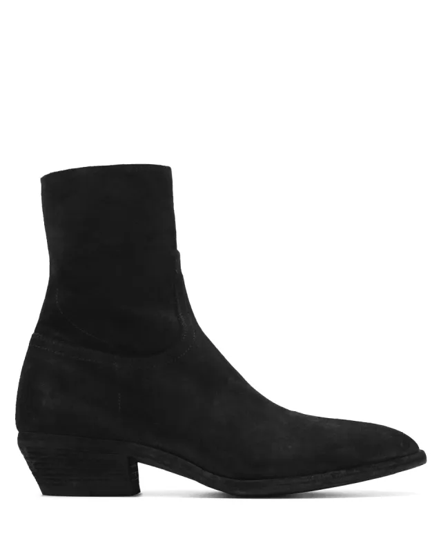 The Dean Suede Black sold by naked wolfe