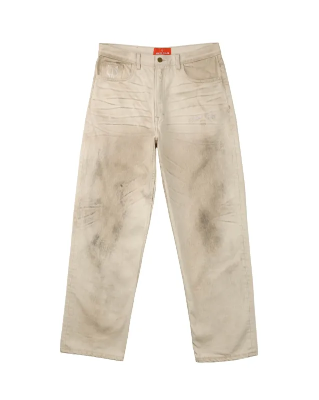 Signature Baggy Denim Vintage Natural sold by naked wolfe